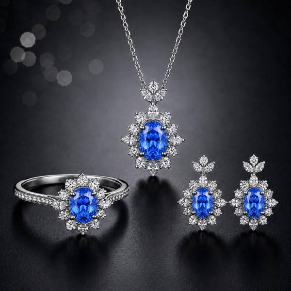 套組→有色寶石 